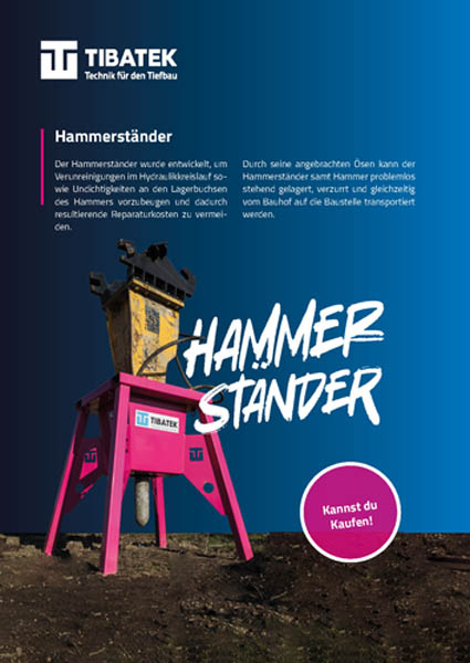 Produktblatt TIBATEK®-Hammerständer
